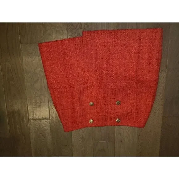 Loft Summer Nautical red Mini Skirt sz 12 - Picture 10 of 10